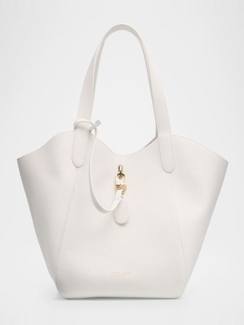 GIORGIO ARMANI Pebble Leather Tote Bag