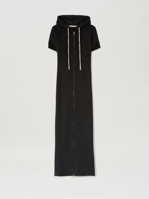 Palm Angels FLEECE HOODIE LONG DRESS