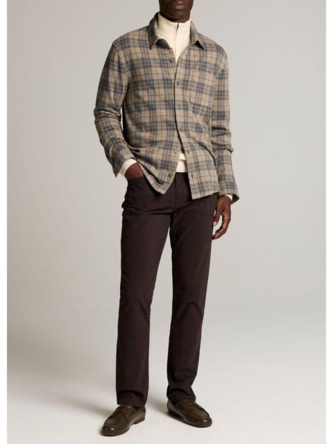 Vince Dylan Slim 5-Pocket Peached Stretch-Cotton Pant