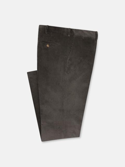 J. PRESS MADE-IN-USA OLIVE WIDE WALE BRITISH CORDUROY PANT