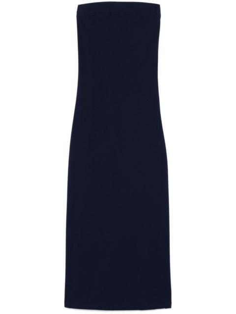 NORMA KAMALI strapless side-slit dress