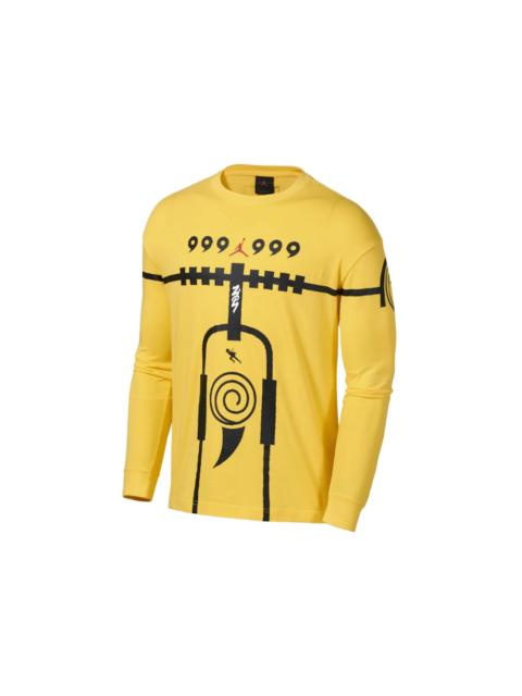 Jordan Jordan x Zion x Naruto L/S T-Shirt Lemon Wash