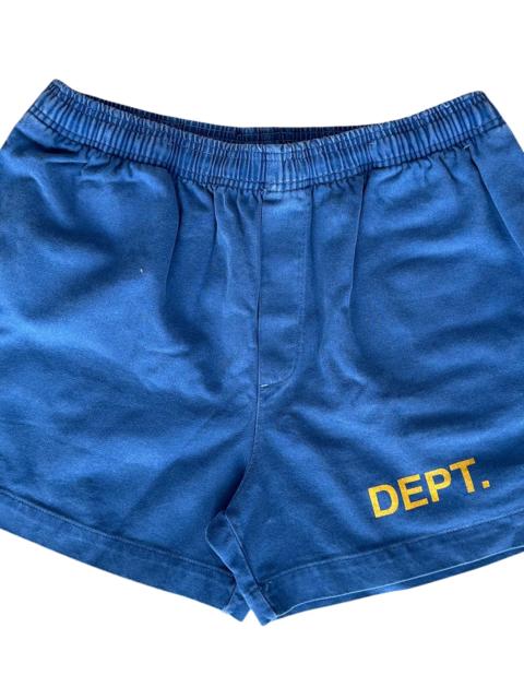GALLERY DEPT. French Logo Zuma Shorts "Blue & Yellow" GD356