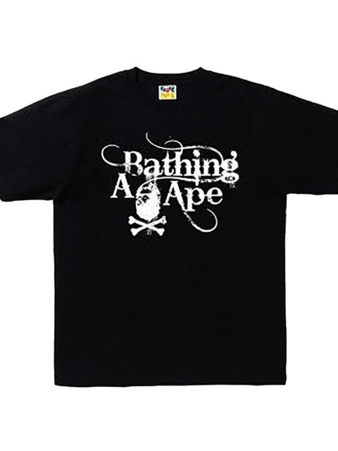 A BATHING APE® Ape Crossbone Stencil Tee "Black" 4I20110005 BLACK