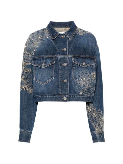 Isleya cropped denim jacket