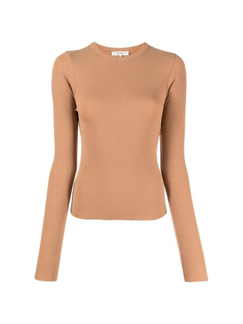 modal-blend long-sleeve top