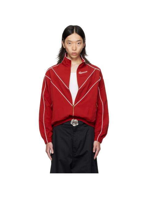 WILLY CHAVARRIA Red Zip Bad Boy Track Jacket