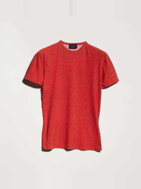 GUCCI Printed stretch jersey T-shirt