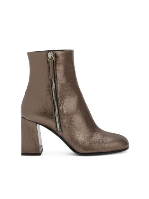 Giuseppe Zanotti Sveva 80mm metallic ankle boots