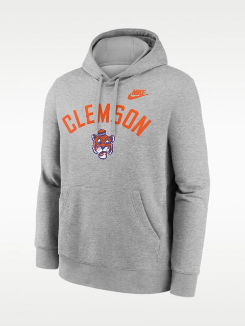 Nike Clemson Legacy Arch Club Men's Nike College Pullover Hoodie
