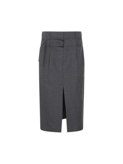Brunello Cucinelli Wool long skirt