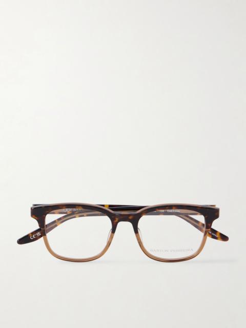 BARTON PERREIRA Emerson square-frame tortoiseshell acetate optical glasses Tortoiseshell
