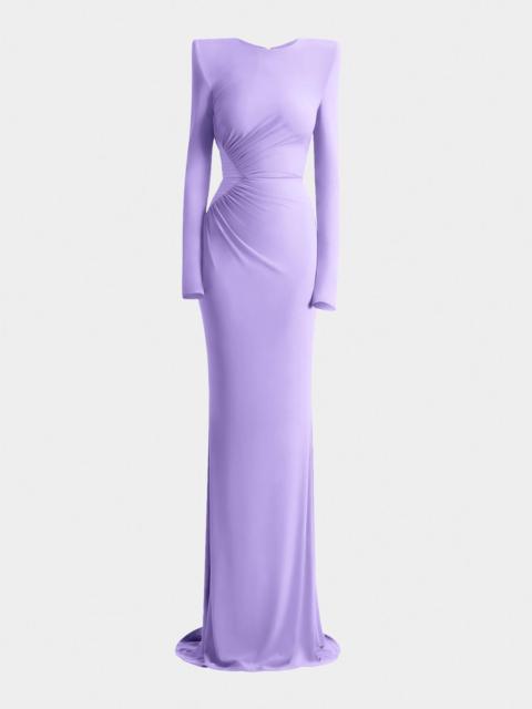 ZHIVAGO Echoes of Self Gathered Jersey Gown
