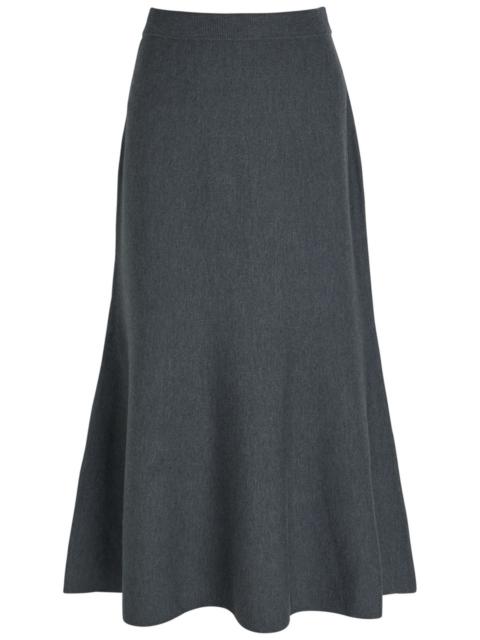 SIMKHAI Simkhai Atwood Wool Midi Skirt