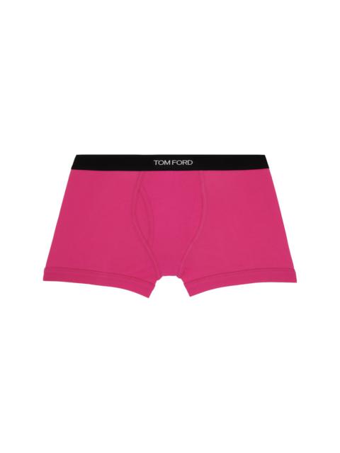 TOM FORD Pink Cotton Boxer Briefs