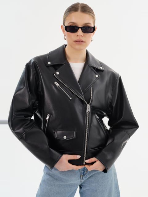 LAMARQUE ANDRADE | Recycled Leather Biker Jacket