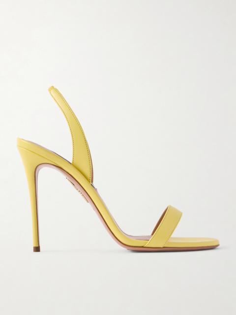 So Nude 105 Leather Slingback Sandals