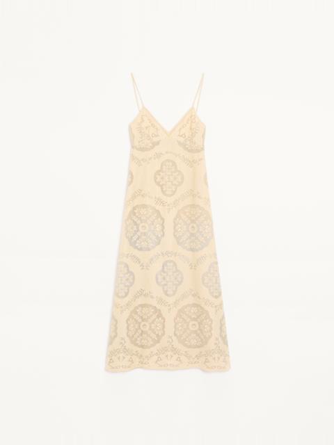 Valentino MIDI DRESS IN FLORAL STAMP BLANKET