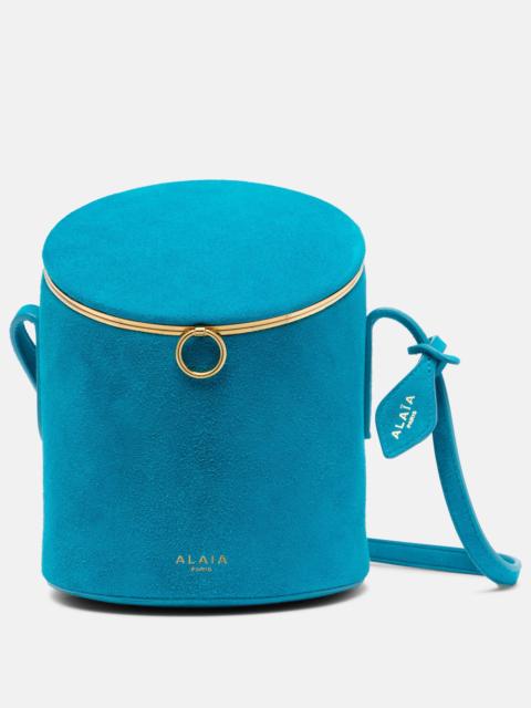 Alaïa La Canette Small suede bucket bag