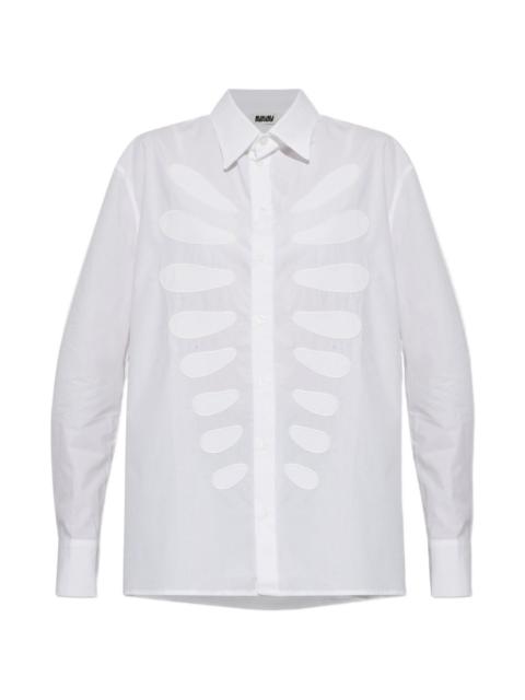 AVAVAV embroidered oversize shirt
