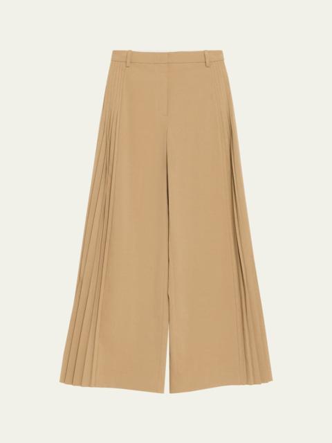 SIMKHAI Romy Pleated Wide-Leg Pants