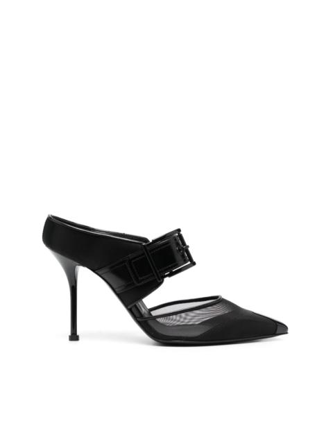 Alexander McQueen Punk mesh pointed-toe mules