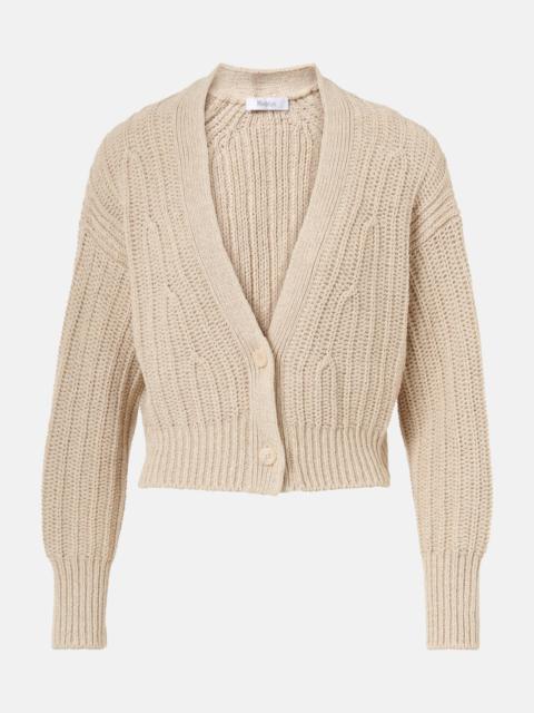 Stelvio linen and cotton cardigan