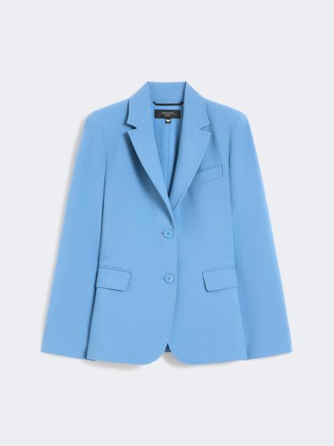 WEEKEND Max Mara UVA Viscose-blend canvas blazer - LIGHT BLUE