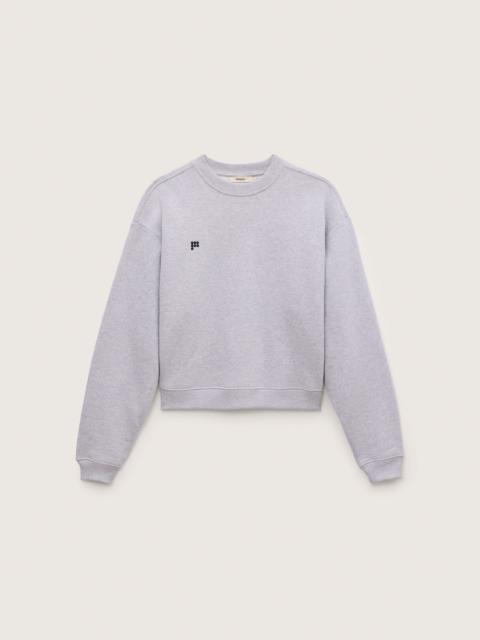 PANGAIA Womens Heavyweight Sweatshirt - Grey Marl
