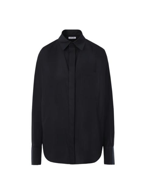 logo-embroidered shirt