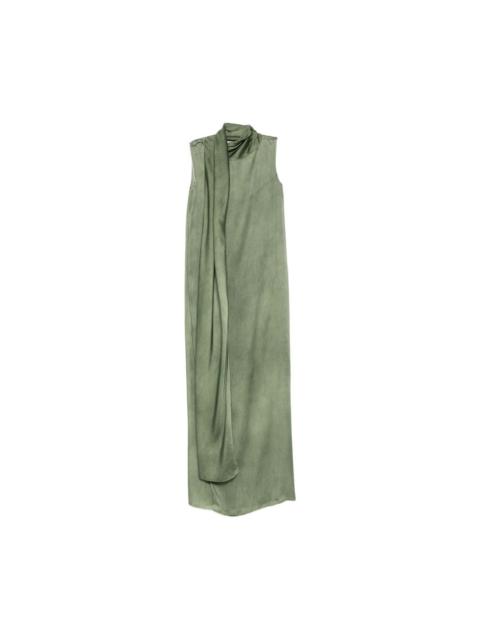 cortana Lava linen and cotton long dress