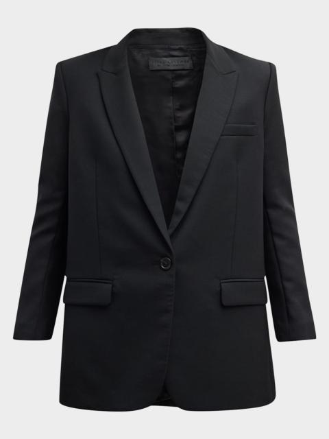 NILI LOTAN Diane Single-Breasted Blazer Jacket