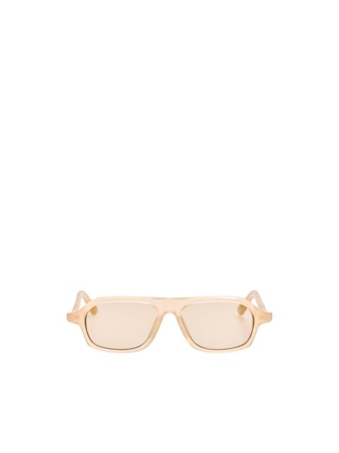 JACQUEMUS geometric sunglasses