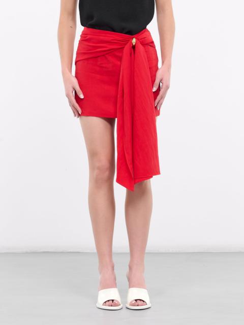 Blumarine Draped Sash Mini Skirt