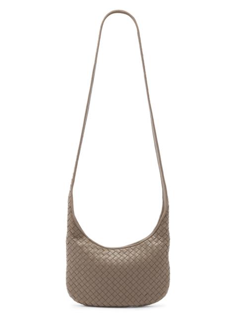 Bottega Veneta Women's Small Veneto Leather Crossbody Bag - Limestone Silver