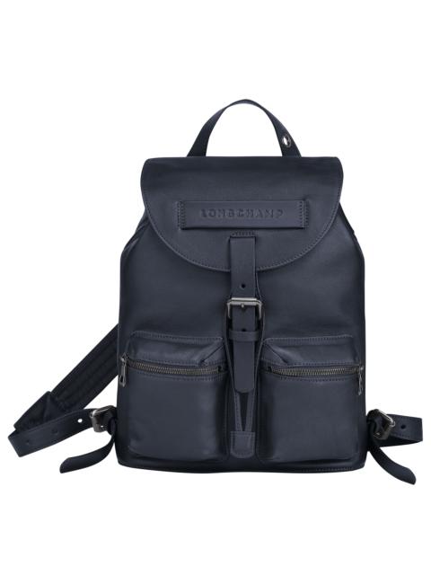 Longchamp Longchamp 3D S Backpack Midnight Blue - Leather