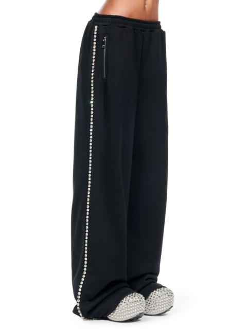 AREA CRYSTAL TRIM TRACK PANT