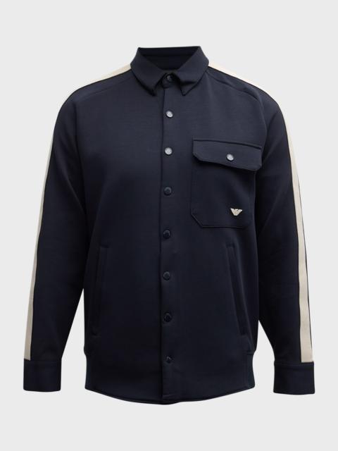 Men's Snap-Front Overshirt