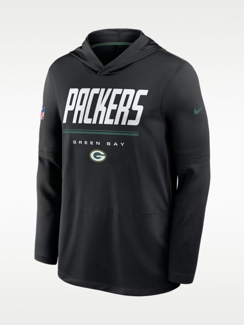Nike Green Bay Packers Sideline Men's Nike Dri-FIT NFL Long-Sleeve Hooded Top