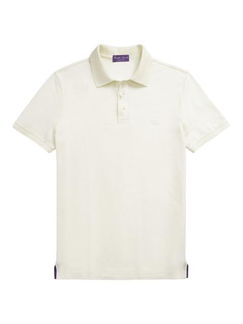 Ralph Lauren Men's Cashmere-Blend Polo Shirt - Classic Cream
