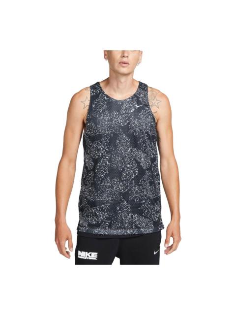 Nike Nike Dri-FIT Standard Issue Reversible Basketball Jersey 'Black Grey' FB7056-010