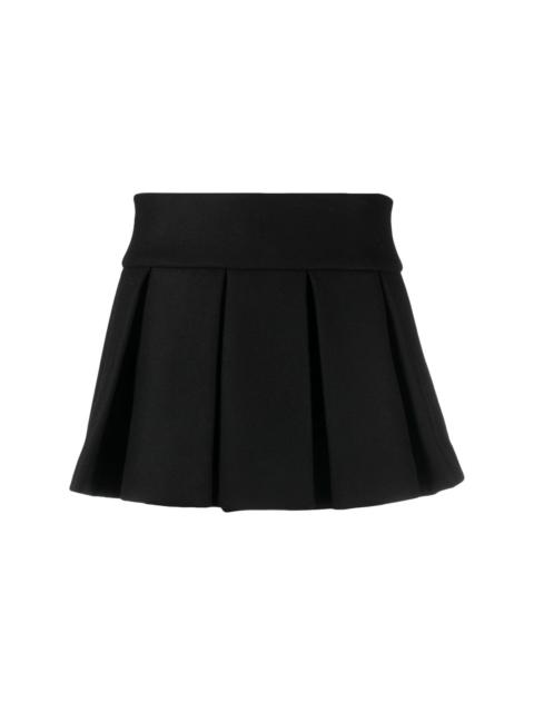 PATOU pleated A-line skirt