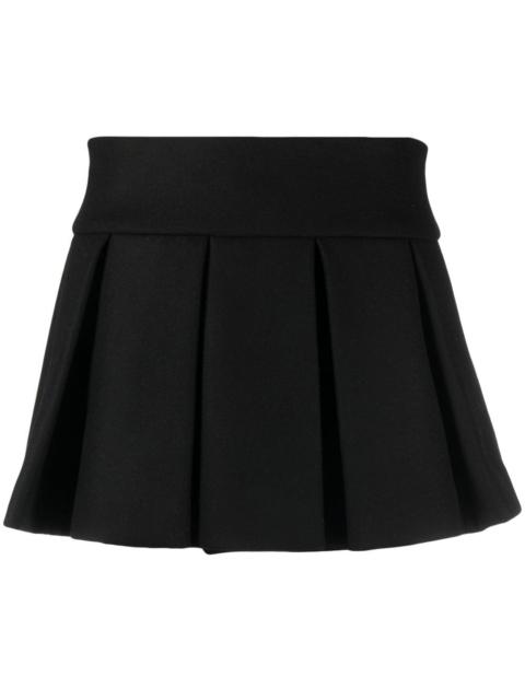 PATOU pleated A-line skirt