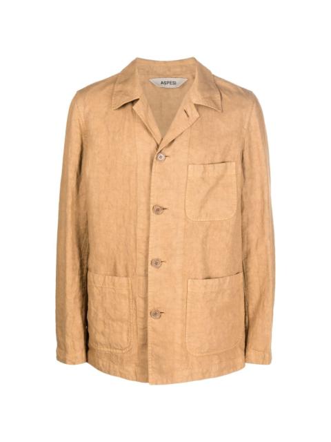 Aspesi button-fastening shirt jacket