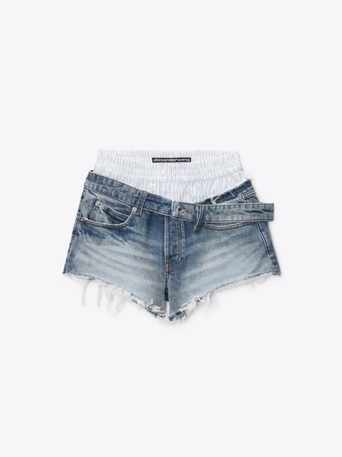 Alexander Wang boxer drop waistband short