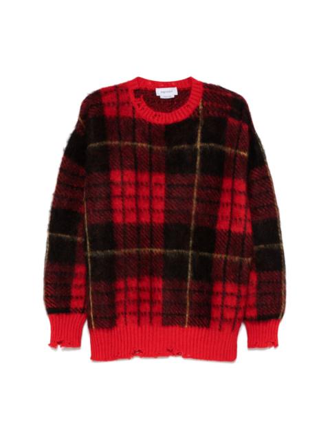 Alexander McQueen tartan-check sweater