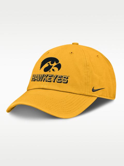 Nike Iowa On-Field Club Gameday Men's Nike College Adjustable Hat