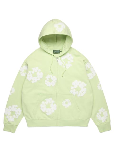 DENIM TEARS Cotton Wreath Zip Hoodie "Mint" DT616