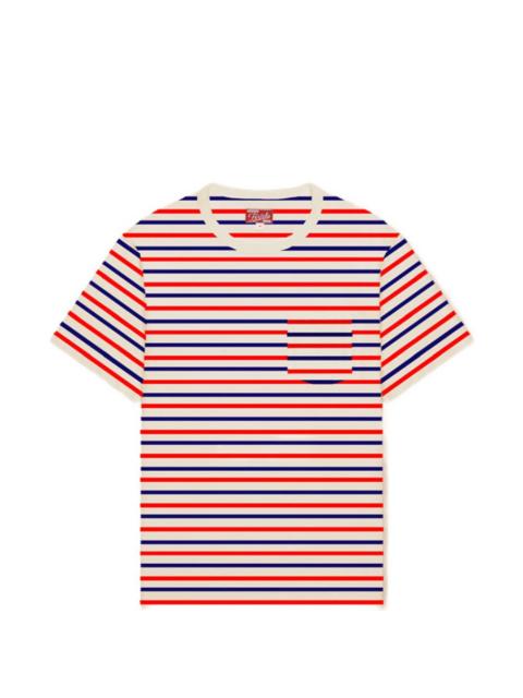 FORTELA Yaku patch-pocket striped T-shirt