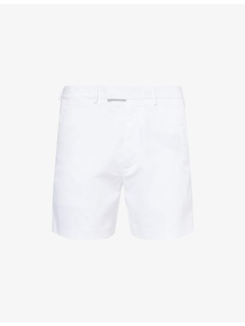 TOM FORD Tailored Straight-Leg Stretch-Cotton Shorts
